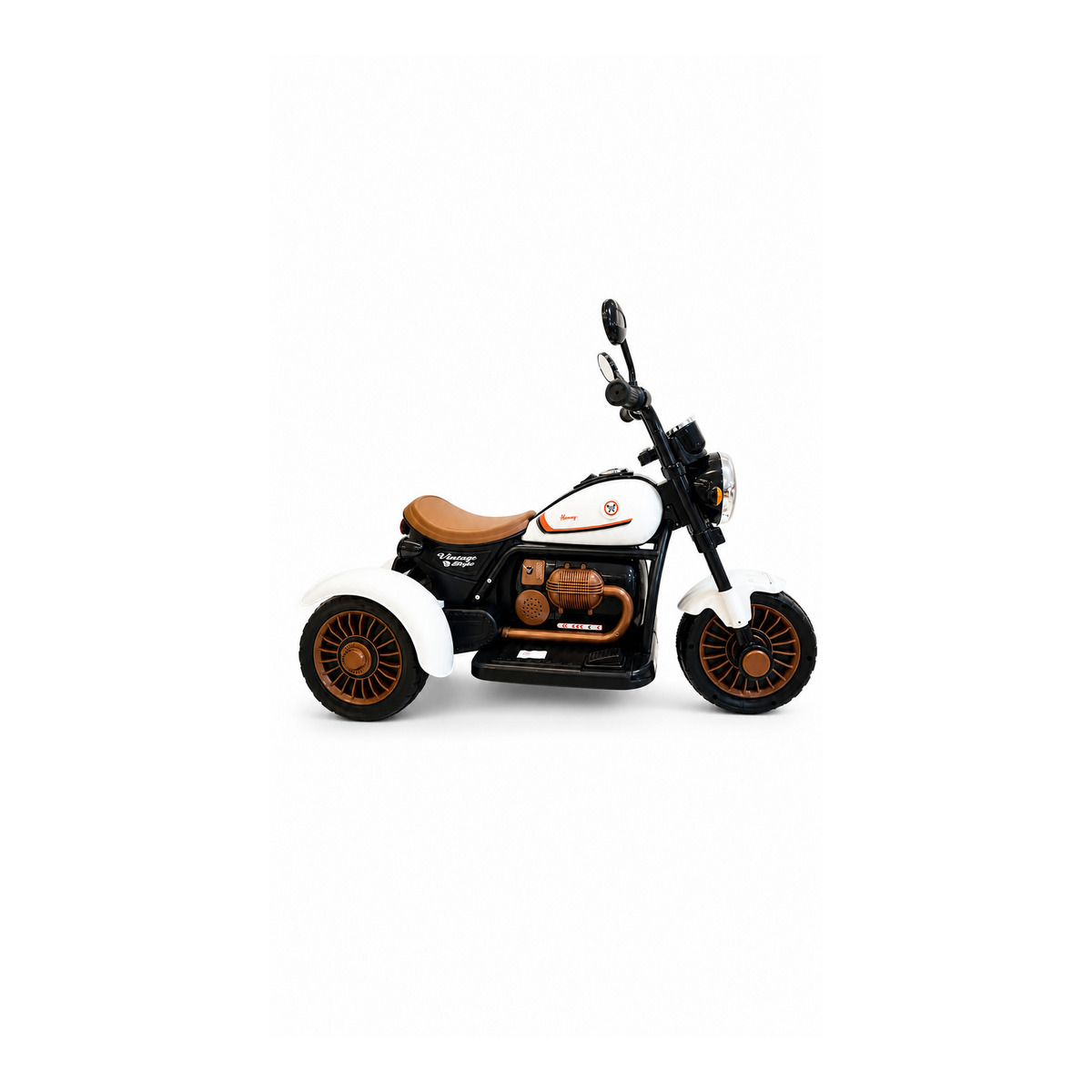 Mini Moto Elétrica Retrô Infantil